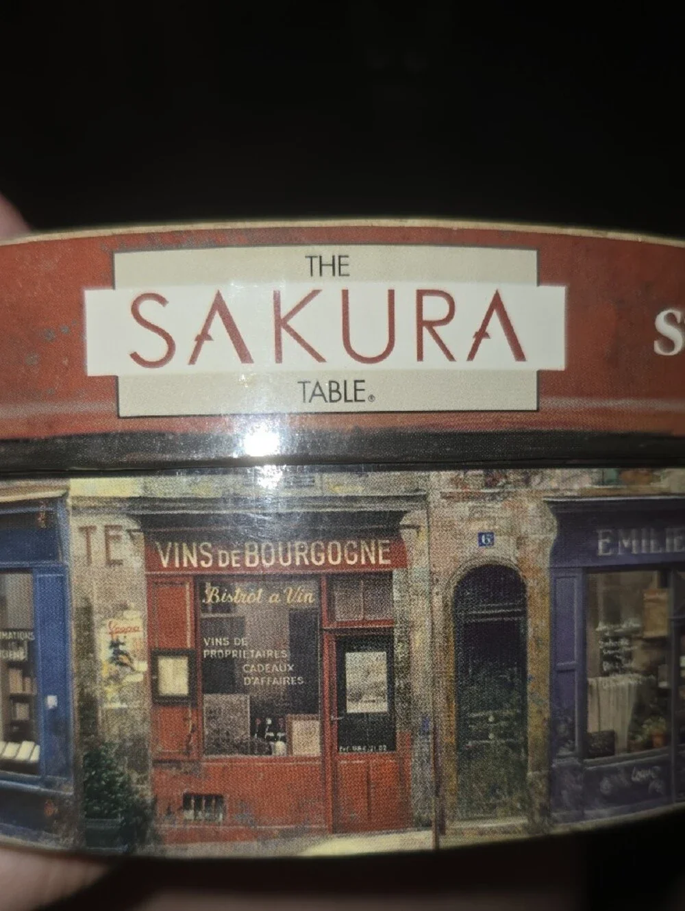 Sakura Storefronts Set Of Four Stoneware Salad/Dessert Plates